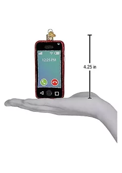 Brand new 💯 Old World 🎄 Christmas 32421 Glass Blown Smartphone Ornament 🌟 -Old World Christmas Shop Belk 3174