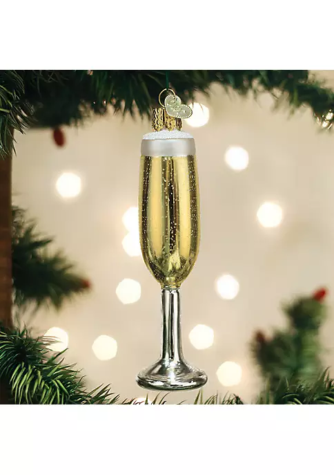 Best Sale π Old World π Christmas (#32441) Champagne Flute Glassblown Ornament π 6 Best Sale π Old World π Christmas (#32441) Champagne Flute Glassblown Ornament π - Image 4