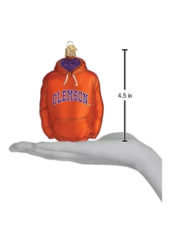 Promo 🧨 Old World 🔔 Christmas Hanging Glass Tree Ornament, Clemson University Hoodie 😉 -Old World Christmas Shop Belk 318