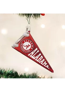 Best Sale 😀 Old World 🎁 Christmas 60106 Glass Blown Alabama Pennant Ornament 👏 -Old World Christmas Shop Belk 3220