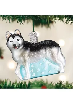 Deals ⌛ Old World 🎄 Christmas 12489 Glass Blown Siberian Husky Ornament 😉 -Old World Christmas Shop Belk 3224