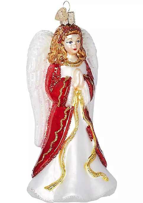 Outlet 👏 Old World 🔔 Christmas 10228 Glass Blown Divinity Ornament ✔️ 3 Outlet 👏 Old World 🔔 Christmas 10228 Glass Blown Divinity Ornament ✔️