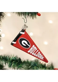 Best Pirce 🌟 Old World 🎄 Christmas 62306 Glass Blown Georgia Pennant Ornament 🔔 -Old World Christmas Shop Belk 3253