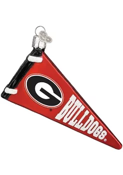 Best Pirce 🌟 Old World 🎄 Christmas 62306 Glass Blown Georgia Pennant Ornament 🔔 -Old World Christmas Shop Belk 3254