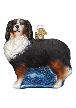 Hot Sale ✨ Old World 🎅 Christmas Hanging Glass Ornament, Bernese Mountain 🐶 Dog 🥰