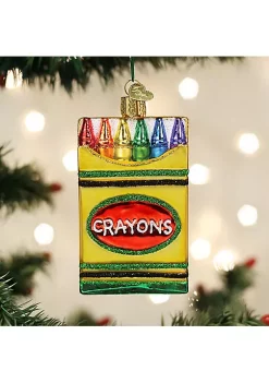 Buy ❤️ Old World 🎄 Christmas (#32458) Box Of Crayons Glassblown Ornament ⭐ -Old World Christmas Shop Belk 3331