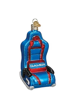 Discount 😍 Old World 🎄 Christmas Glass Blown Ornament, Gaming Chair (#44170) ✔️ -Old World Christmas Shop Belk 3336