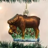 Discount ✔️ Old World 🎄 Christmas 12135 Glass Blown Munching Moose Ornament 🥰