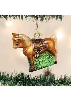Flash Sale 🛒 Old World ❄ Christmas Western Horse Glass Blown Ornament ✨ -Old World Christmas Shop Belk 3369
