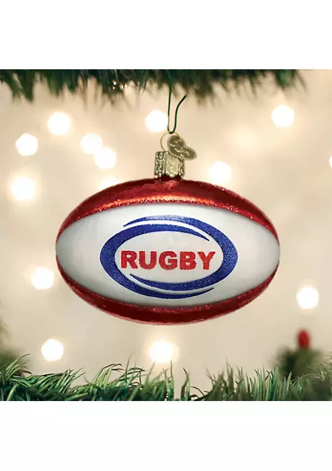 Best Sale ๐ Old World ๐ Christmas Hanging Tree Ornament, Rugby Ball ๐ 4 Best Sale ๐ Old World ๐ Christmas Hanging Tree Ornament, Rugby Ball ๐ - Image 2
