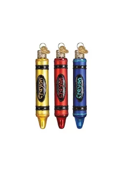 Best Pirce ✨ Old World 🎄 Christmas Assorted Crayon Hanging 🎄 Christmas Tree Ornament- 1 Count 🌟 -Old World Christmas Shop Belk 3394