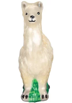 Brand new 🎉 Old World 🎄 Christmas Llama Glass Blown Ornament 💯 -Old World Christmas Shop Belk 3405
