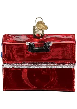 Brand new 🤩 Old World 🎁 Christmas Hanging Handcrafted 🧰 Toolbox Tree Ornament 🧨 -Old World Christmas Shop Belk 3438