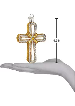 Deals 🔥 Old World 🎅 Christmas Spiritual Gifts Glass Blown Ornaments for 🎅 Christmas Tree Holy Cross 👏 -Old World Christmas Shop Belk 3457