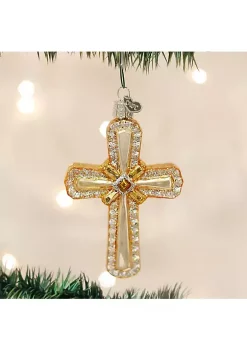 Deals 🔥 Old World 🎅 Christmas Spiritual Gifts Glass Blown Ornaments for 🎅 Christmas Tree Holy Cross 👏 -Old World Christmas Shop Belk 3458