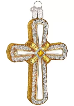 Deals 🔥 Old World 🎅 Christmas Spiritual Gifts Glass Blown Ornaments for 🎅 Christmas Tree Holy Cross 👏 -Old World Christmas Shop Belk 3459