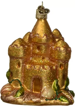 Coupon 😉 Old World ❄ Christmas Sand Castle Glass Blown Ornament 🛒 -Old World Christmas Shop Belk 3461