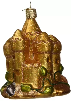 Coupon 😉 Old World ❄ Christmas Sand Castle Glass Blown Ornament 🛒 -Old World Christmas Shop Belk 3462