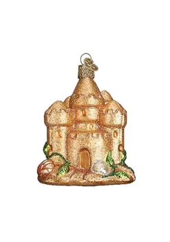Coupon 😉 Old World ❄ Christmas Sand Castle Glass Blown Ornament 🛒 -Old World Christmas Shop Belk 3463