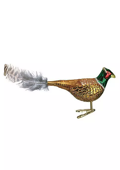 Budget ๐ Old World ๐ Christmas 18020 Glass Blown Pheasant Ornament ๐ 3 Budget ๐ Old World ๐ Christmas 18020 Glass Blown Pheasant Ornament ๐
