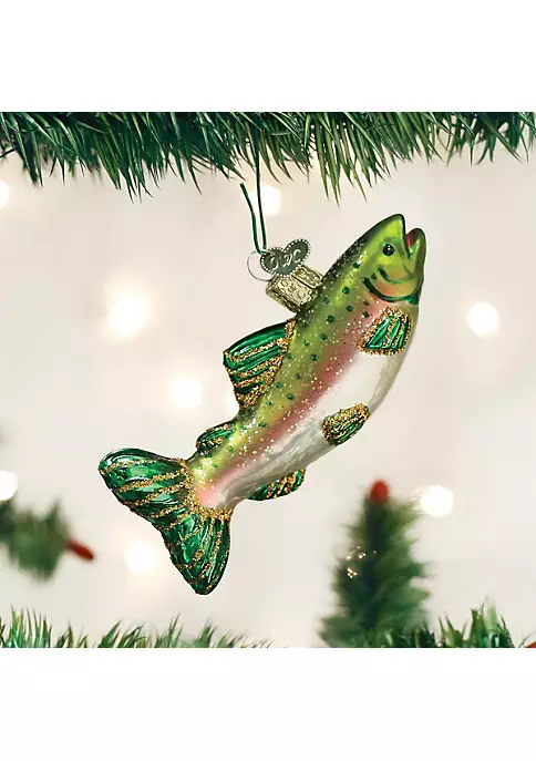New ๐ Old World ๐ Christmas 12494 Glass Blown Alpine Rainbow Trout Ornament ๐ 4 New ๐ Old World ๐ Christmas 12494 Glass Blown Alpine Rainbow Trout Ornament ๐ - Image 2