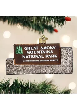 Discount 🌟 Old World ❄ Christmas 36189 Great Smoky Mountains Glass Blown Ornament 🎁 -Old World Christmas Shop Belk 3492