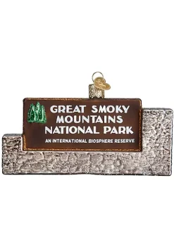 Discount 🌟 Old World ❄ Christmas 36189 Great Smoky Mountains Glass Blown Ornament 🎁 -Old World Christmas Shop Belk 3494