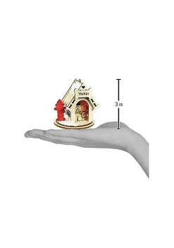 Flash Sale 😉 Old World 🎄 Christmas Ginger Cottages K-9 🐕 Doghouse-Yorkie K9108 Ornament, Multi (#81007) ✨ -Old World Christmas Shop Belk 3500