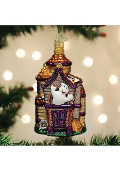 Outlet ❤️ Old World 🎄 Christmas Glass Blown Ornament Haunted House (#26038) ❤️ -Old World Christmas Shop Belk 3503