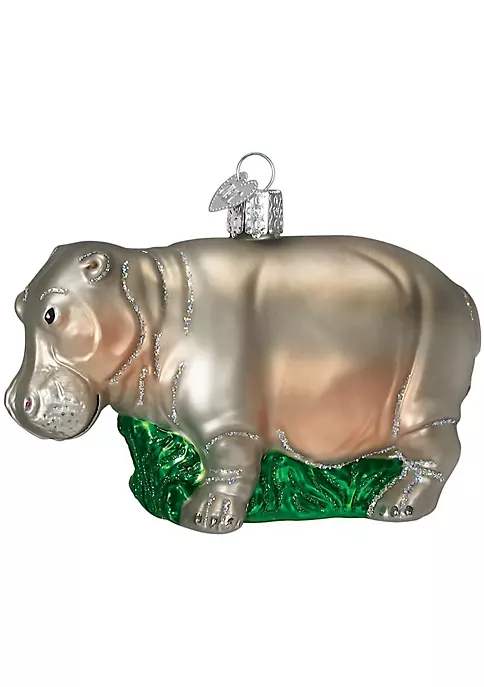 Hot Sale ❤️ Old World ❄ Christmas Hippopotamus Glass Blown Ornament 🎉 6 Hot Sale ❤️ Old World ❄ Christmas Hippopotamus Glass Blown Ornament 🎉 - Image 4