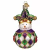 Flash Sale 🔥 Old World 🔔 Christmas 24193 Glass Blown Harlequin Snowman Ornament ✨ -Old World Christmas Shop Belk 3535