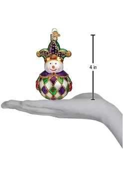 Flash Sale 🔥 Old World 🔔 Christmas 24193 Glass Blown Harlequin Snowman Ornament ✨ -Old World Christmas Shop Belk 3538
