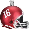 Best Sale 🔔 Old World 🔔 Christmas 60117 Glass Blown Alabama Helmet Ornament 😉 -Old World Christmas Shop Belk 356