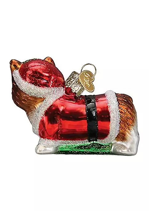Brand new β Old World π Christmas Blown Glass Holly Hat Corgi π Christmas Tree Ornament π 5 Brand new β Old World π Christmas Blown Glass Holly Hat Corgi π Christmas Tree Ornament π - Image 3