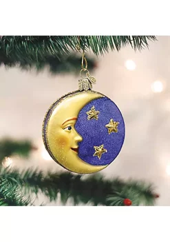 Best Pirce ✨ Old World 🎁 Christmas Man In The Moon Glass Blown Ornament 🥰 -Old World Christmas Shop Belk 3598