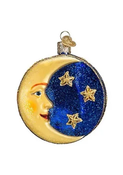 Best Pirce ✨ Old World 🎁 Christmas Man In The Moon Glass Blown Ornament 🥰 -Old World Christmas Shop Belk 3599
