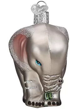 Promo ❤️ Old World 🎅 Christmas 12576 Glass Blown Baby Elephant Ornament ✨ -Old World Christmas Shop Belk 3613