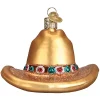 Top 10 🤩 Old World 🎄 Christmas Cowboy Hat Glass Blown Ornament ⭐