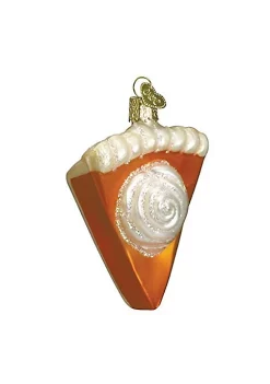 Best deal ⌛ Old World 🎄 Christmas Piece Of Pumpkin Pie Glass Blown Ornament 👍 -Old World Christmas Shop Belk 3647