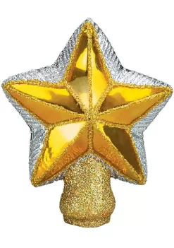 Cheap 😍 Old World 🔔 Christmas Small Star Tree Top Glass Blown Ornament 🔥