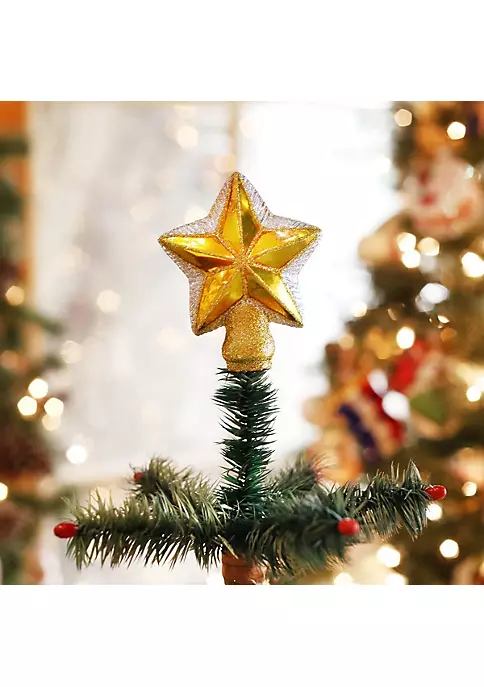 Cheap ๐ Old World ๐ Christmas Small Star Tree Top Glass Blown Ornament ๐ฅ 4 Cheap ๐ Old World ๐ Christmas Small Star Tree Top Glass Blown Ornament ๐ฅ - Image 2