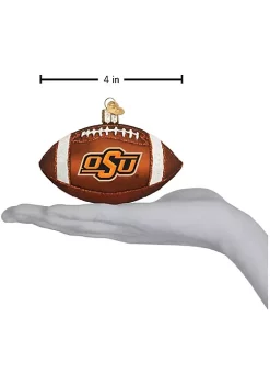 Cheap 👏 Old World 🎁 Christmas Glass Blown Ornament (#60500) Oklahoma State Football, 4" 😀 -Old World Christmas Shop Belk 3664