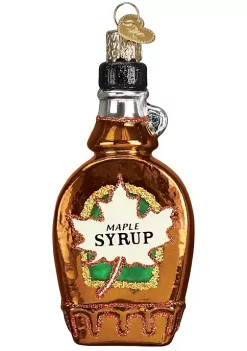 Discount 🎁 Old World 🔔 Christmas 32286 Glass Blown Maple Syrup Ornament ⭐ -Old World Christmas Shop Belk 3696