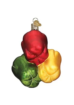 Promo 👍 Old World 🎄 Christmas Glass Blown Ornament (#28134) Bell Peppers, 4" 👍 -Old World Christmas Shop Belk 3732