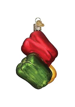 Promo 👍 Old World 🎄 Christmas Glass Blown Ornament (#28134) Bell Peppers, 4" 👍 -Old World Christmas Shop Belk 3733