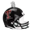 Best Pirce 👍 Old World 🎄 Christmas Glass Blown Ornament (#63217) Texas Tech Helmet, 3" 🔥 -Old World Christmas Shop Belk 3735