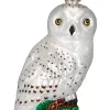 Budget ✔️ Old World 🎄 Christmas Glass Blown Ornaments Great White Owl (#16079) 🔔 -Old World Christmas Shop Belk 3744