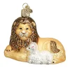 Best Pirce 🔥 Old World 🎅 Christmas Old World Lion and Lamb 🎅 Christmas Ornament ⌛