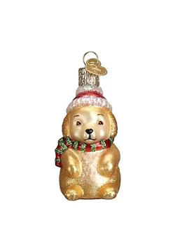 Buy 😍 Old World 🎄 Christmas 🦮 Dog Collection- Glass Blown Ornament: Winter Puppy 🛒 -Old World Christmas Shop Belk 3804
