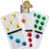 Buy ✔️ Old World 🎄 Christmas Hand Blown Glass Dominos Ornament, 2.5 👏